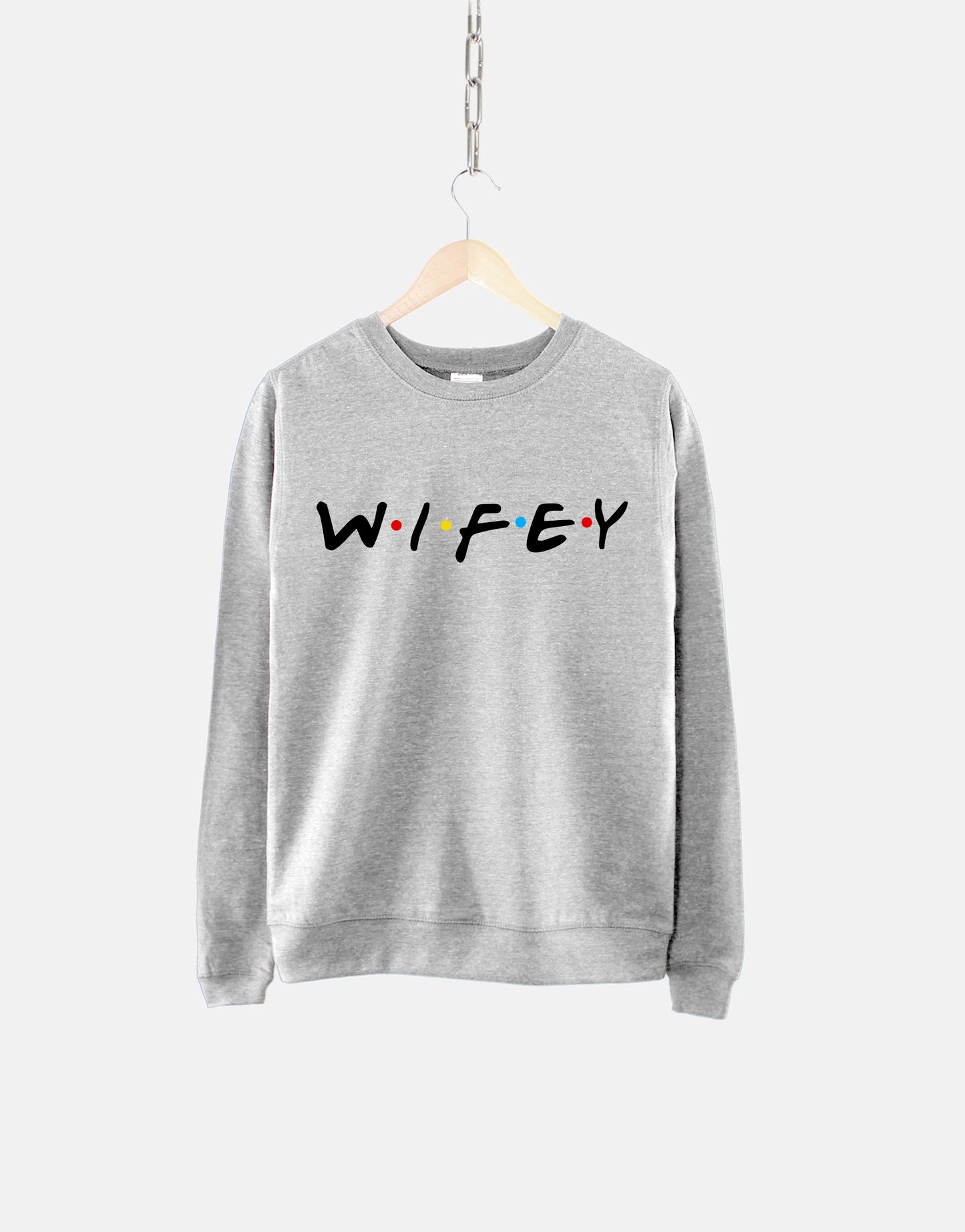 Hubby And Wifey Sweatshirts - Matching His And Hers Sweatshirts - Mr & Mrs Best Friends Sweatshirt Set