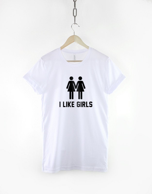 Gay Pride - Lesbian T-Shirt - I Like Girls - Gay Pride Girls Shirt