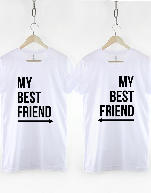 Best Friend Shirt - Best Friend Shirts - Best Friend Gift - Best Friends Shirts - 2 x My Best Friend T-Shirt - Twin Pack