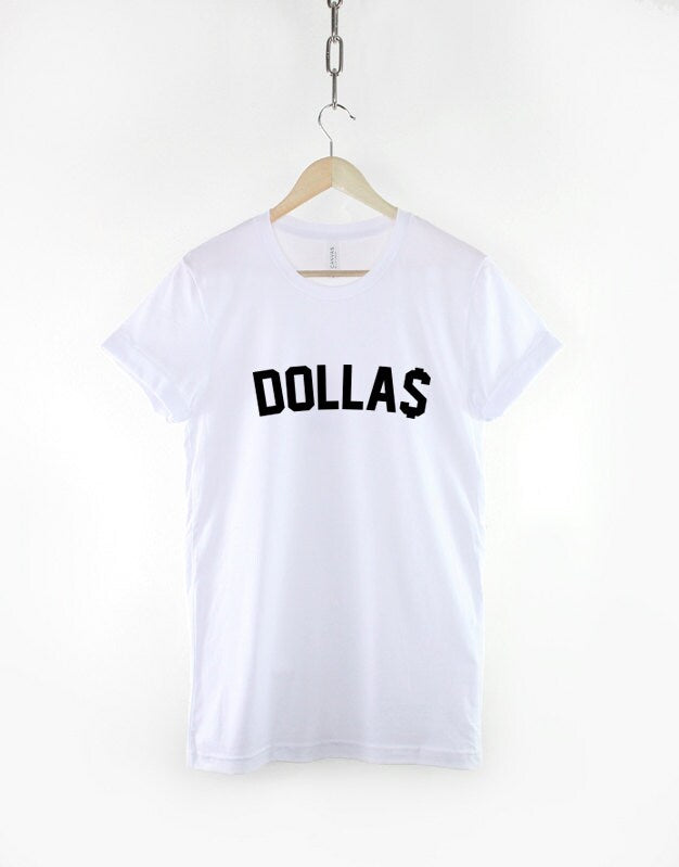 Dolla Sign T-Shirt - Dollas Rich Gangster - Gansta Streetwear T Shirt