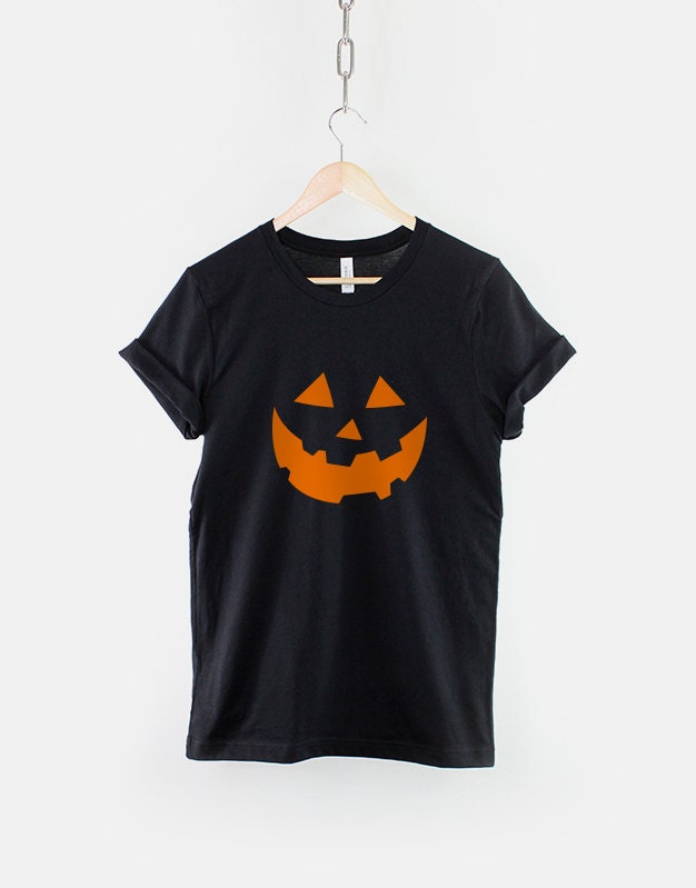 Halloween Pumpkin Face Shirt - Halloween Party Costume T-Shirt