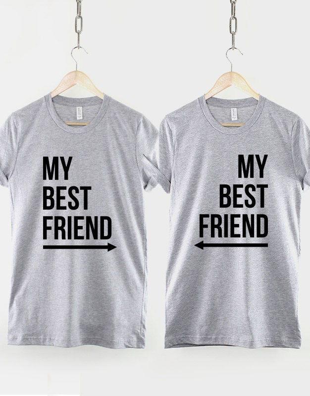 Best Friend Shirt - Best Friend Shirts - Best Friend Gift - Best Friends Shirts - 2 x My Best Friend T-Shirt - Twin Pack