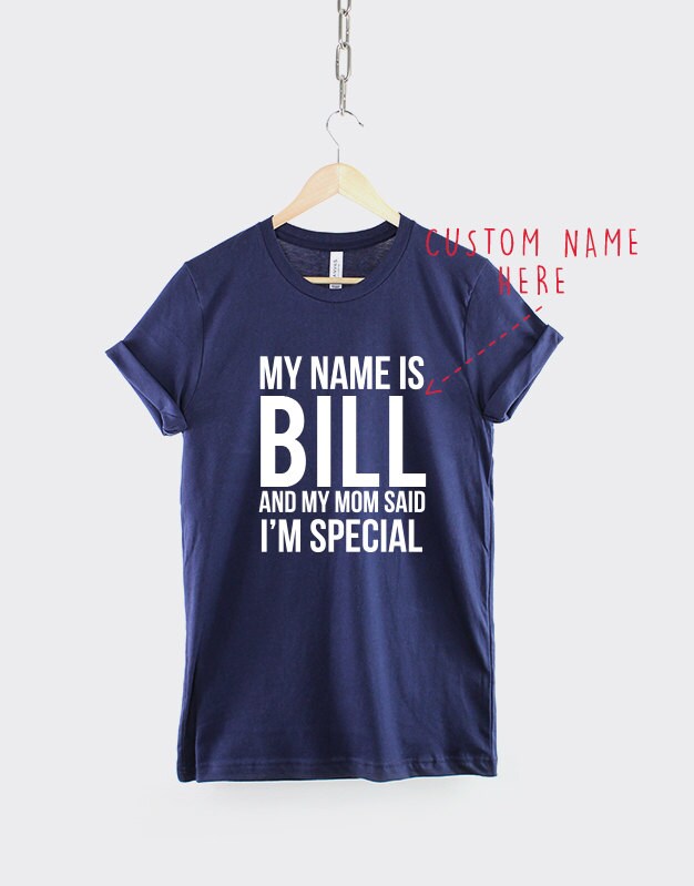 Custom Name T-Shirt - Customised Boys -Girls Name Shirt