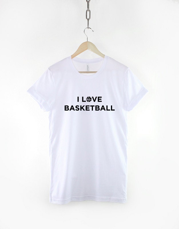 I Love Basketball Mens Basket Ball Fan T-Shirt