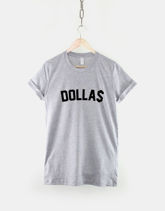 Dolla Sign T-Shirt - Dollas Rich Gangster - Gansta Streetwear T Shirt