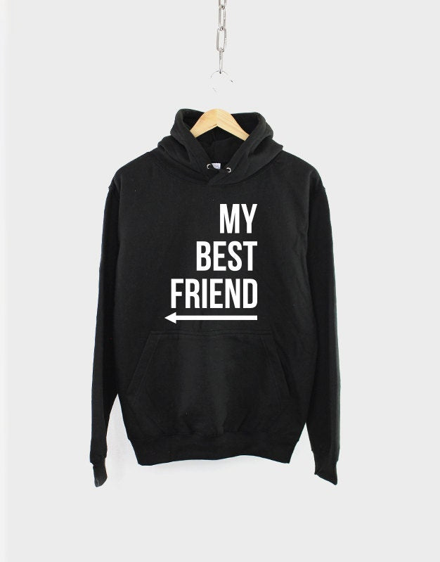 Best Friends Hoodies - 2 x My Best Friend Hoodie - Twin Pack of 2 Hoodys