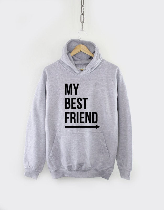 Best Friends Hoodies - 2 x My Best Friend Hoodie - Twin Pack of 2 Hoodys