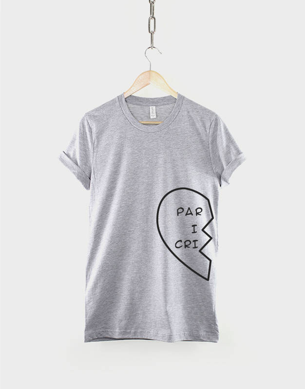 Best Friend Shirts - Best Friend Shirt - Best Friend Gift - Best Friends tshirts - 2 x Partner In Crime Heart T-Shirt - Twin Pack