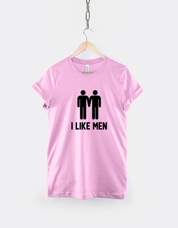 Gay Pride Mens T-Shirt - I Like Men T Shirt - Gay Pride Guys TShirt