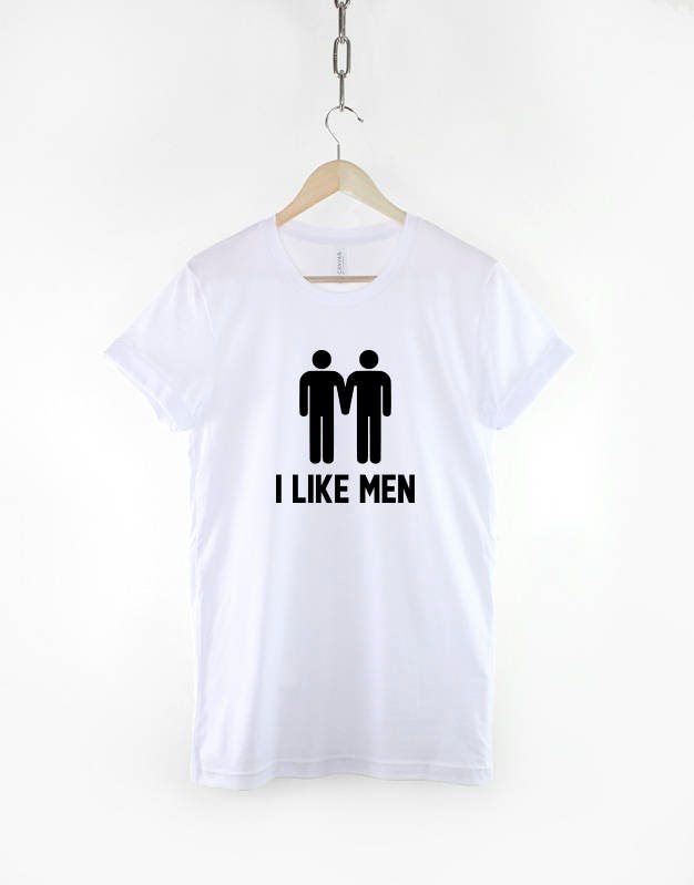 Gay Pride Mens T-Shirt - I Like Men T Shirt - Gay Pride Guys TShirt