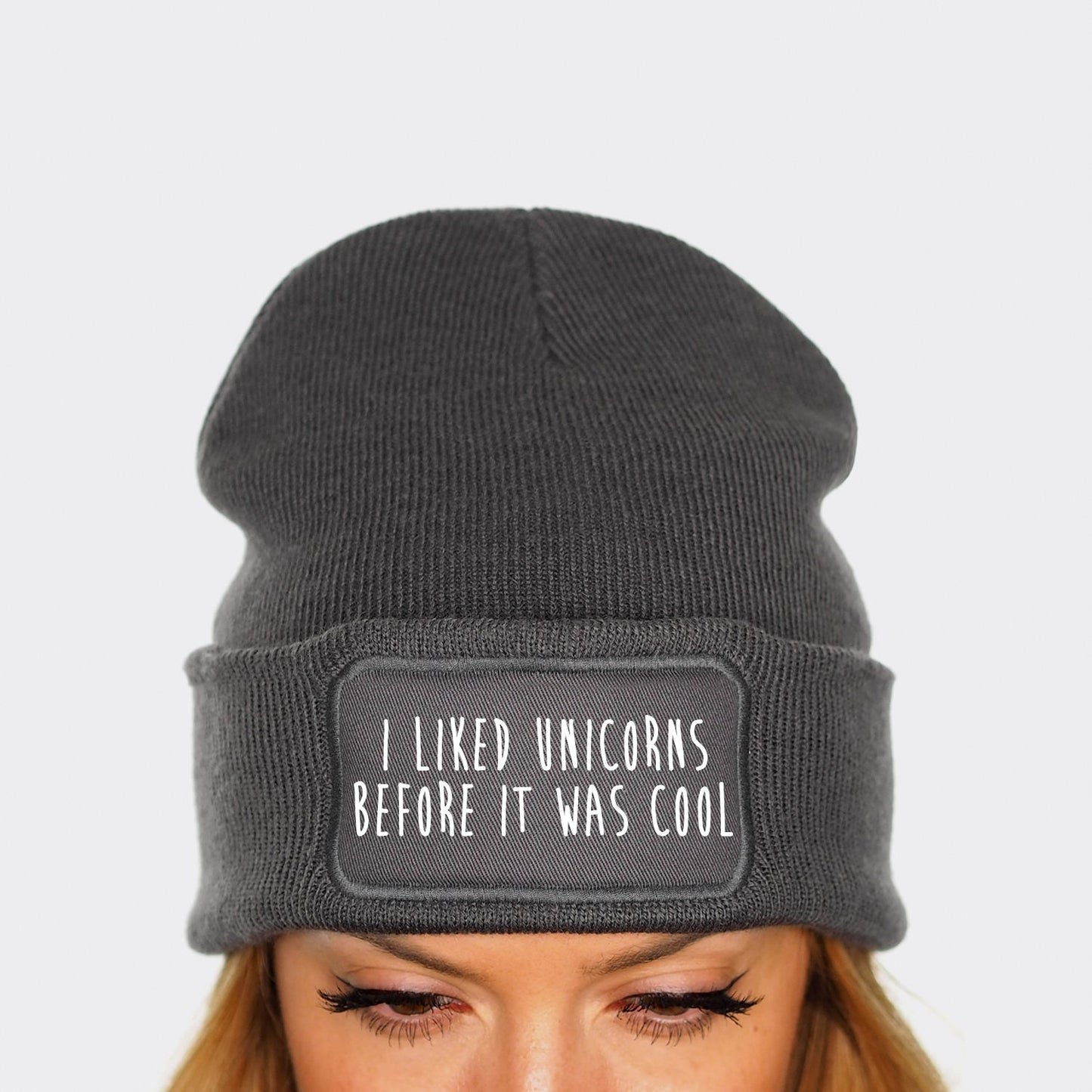 Unicorn Beanie - I Liked Unicorns Before It Was Cool Unicorn Beanie Hat