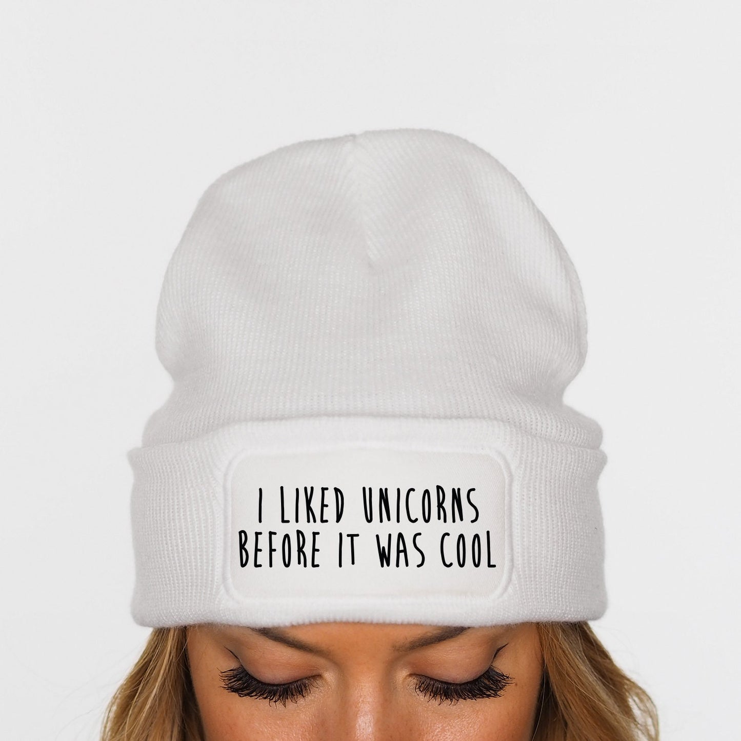 Unicorn Beanie - I Liked Unicorns Before It Was Cool Unicorn Beanie Hat