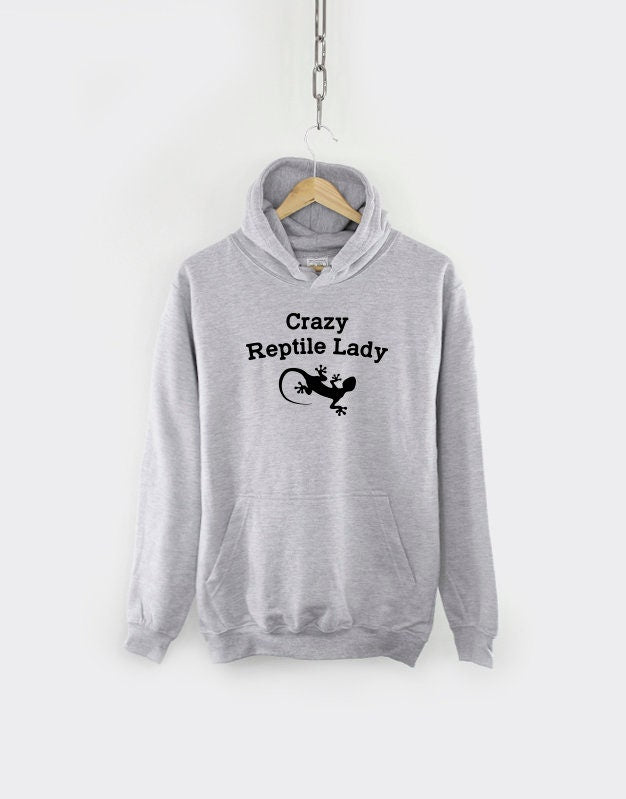 Lizard Owner - Crazy Reptile Lady Hoodie - Pet Snake Owner Gift - Lizard Reptile Owner Hoody