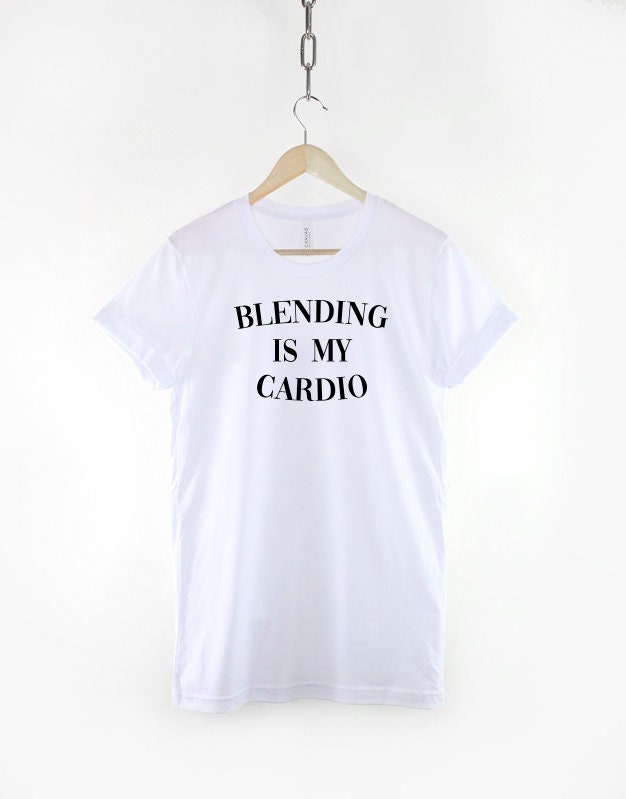 Makeup TShirt - Blending Is My Cardio T Shirt - Gym Workout Make Up Artist T-Shirt - MUA Gift