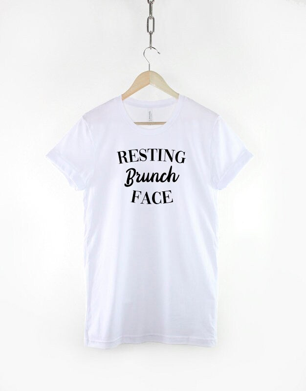 Best Friends Tshirt - Resting Brunch Face T Shirt - Bachelorette Brides Maid T-Shirt Gift