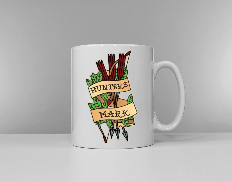 Dungeons and Dragons Inspired Class Slogan Mug - Old School Traditional Tattoo - D&D Druid Barbarian Wizard Paladin Coffe Mugs