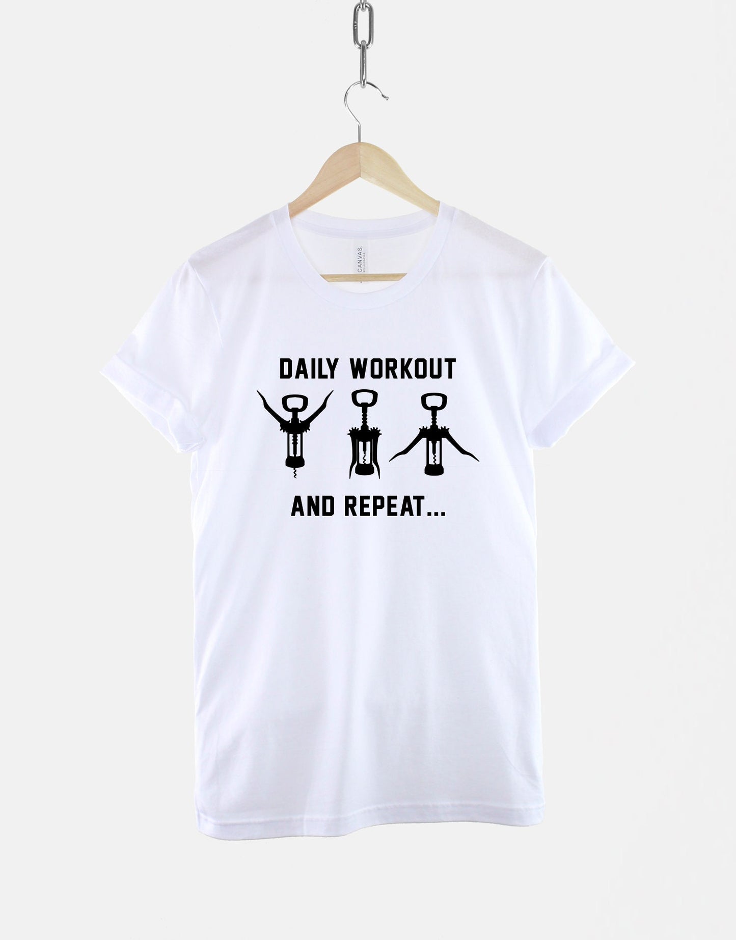 Daily Workout Wine Tshirt - Wineo T-shirt - Alcoholic Friend Shirt Workout T Shirt