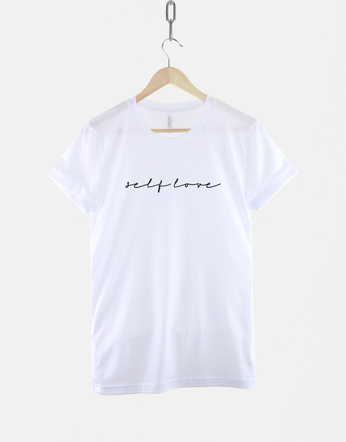 Self Love T Shirt - Peace and Love Mantra - Good Vibes - Yoga T-Shirt