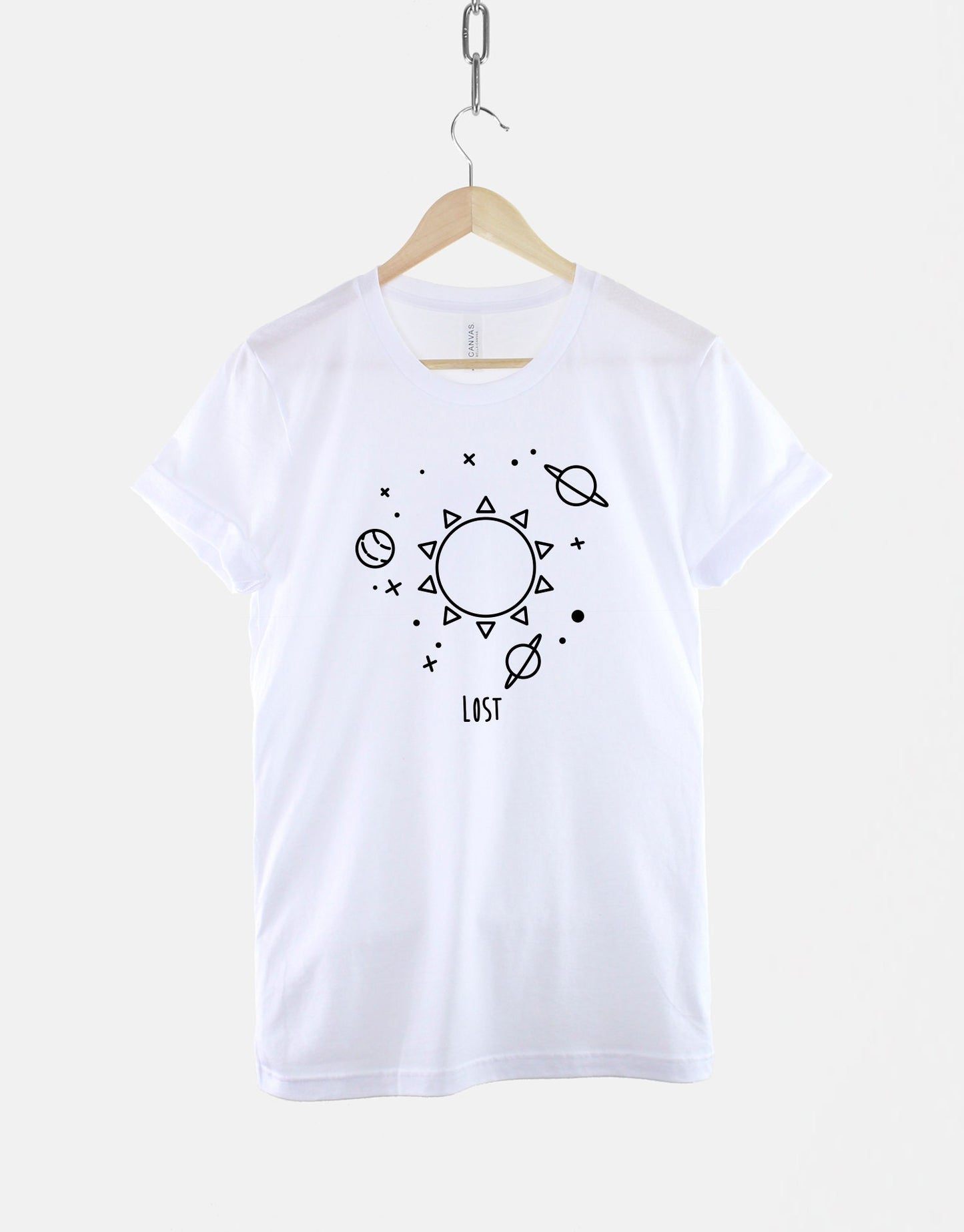 Lost T-Shirt - Bespoke Simplistic Space T Shirt