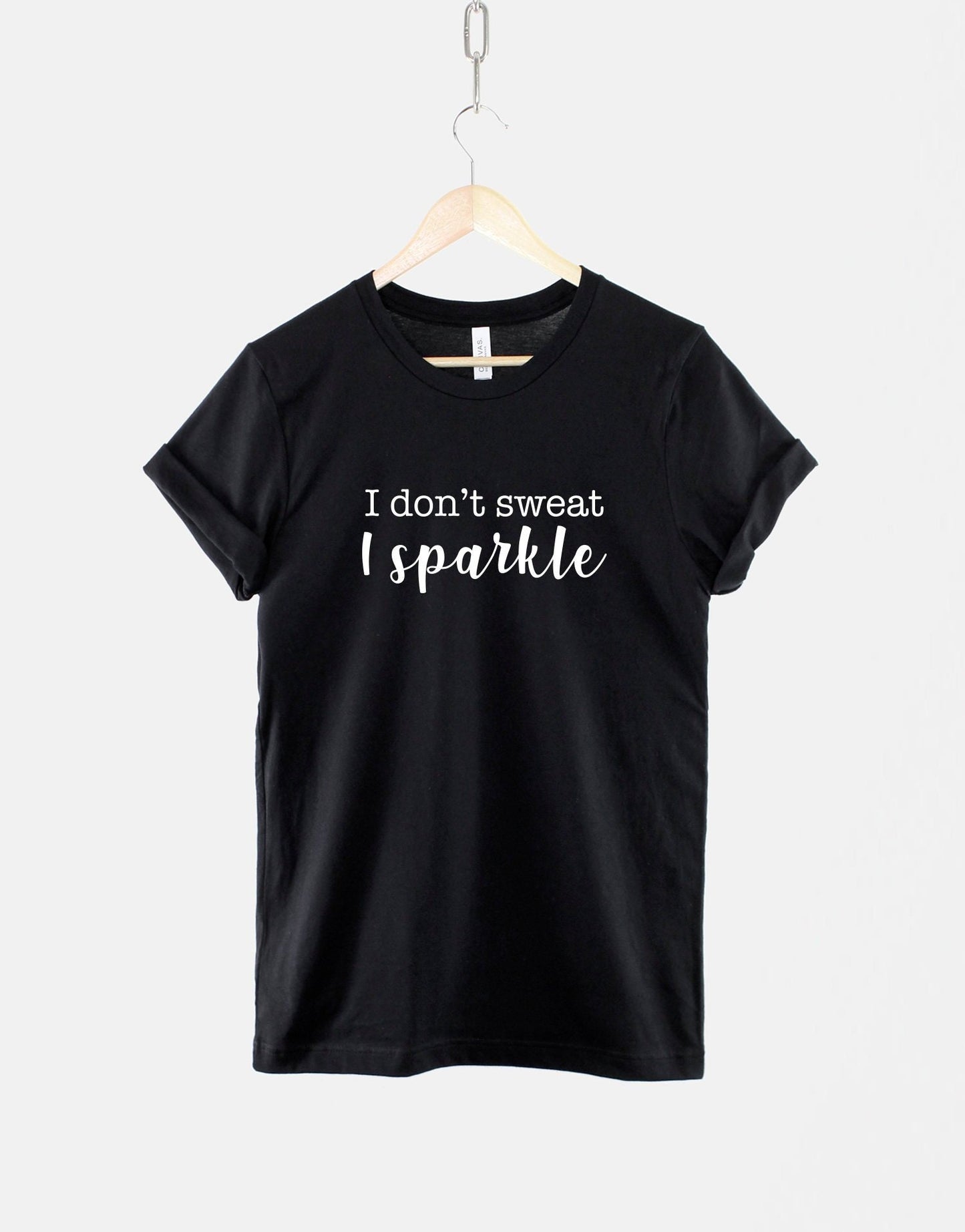 I Don't Sweat I Sparkle TShirt - Lunges and Lashes T Shirt - Gym Workout Make Up Artist T-Shirt - MUA Gift