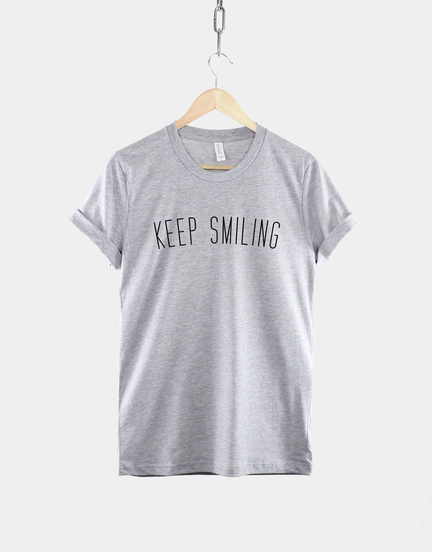 Mental Health T-Shirt - Keep Smiling TShirt - Happiness T-Shirt - Positive Slogan Shirt