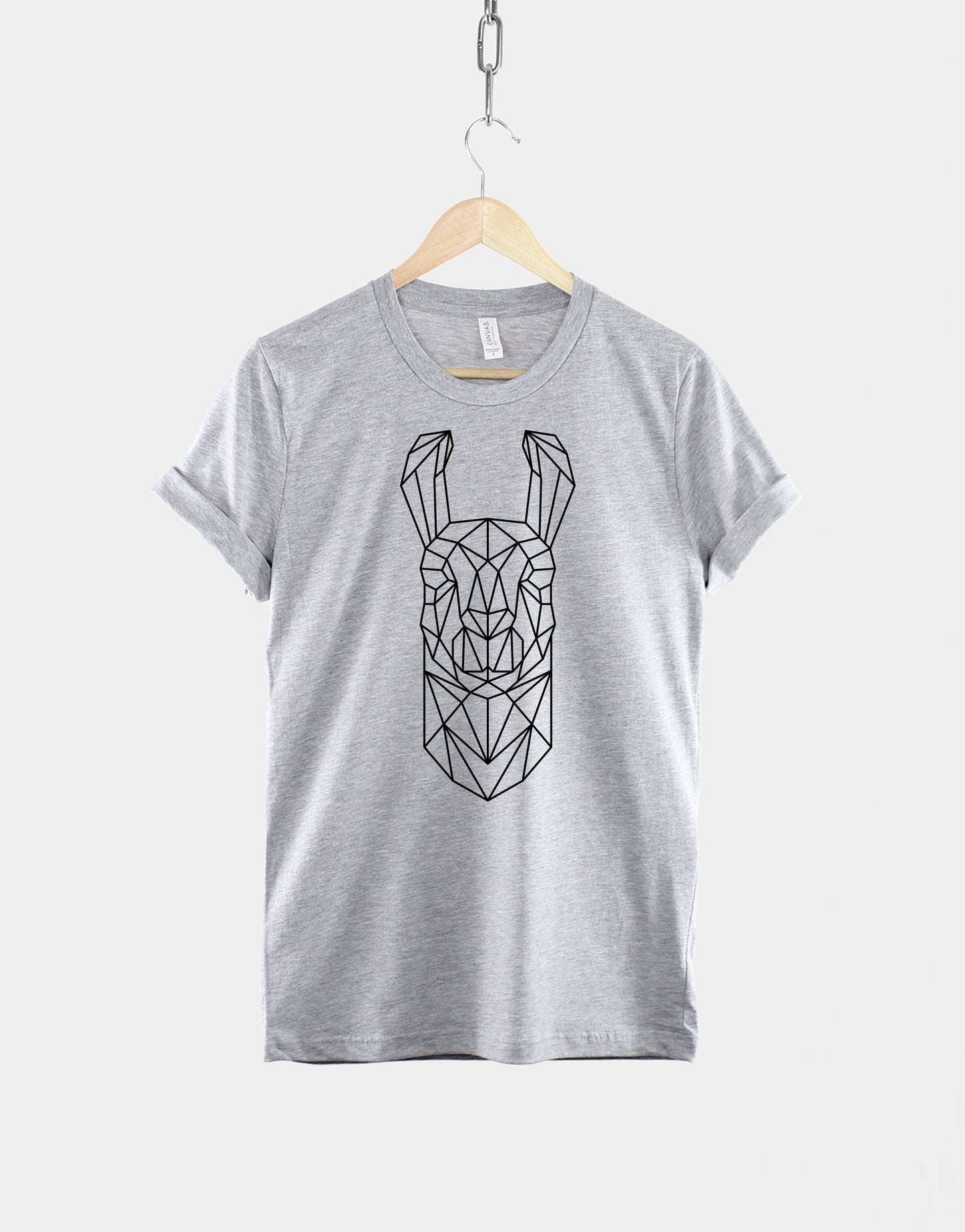 Llama T-Shirt - Llama Shirt - Geometric Llama TShirt - Llama Gift - Llama Print T-Shirt - Llama Lover T-Shirt