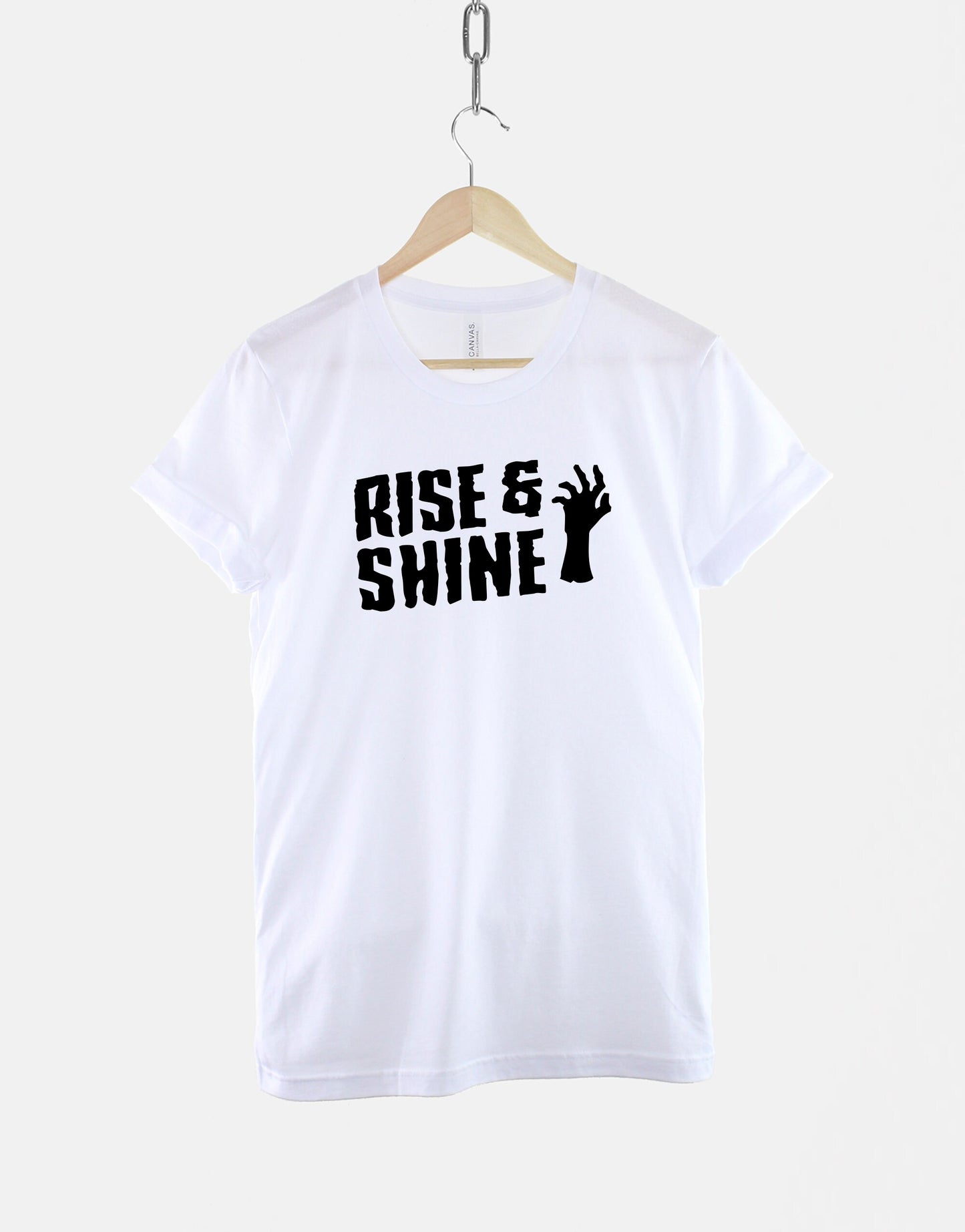 Zombie T-Shirt - Halloween Shirt - Rise and Shine Zombie Shirt - Funny Horror T-Shirt