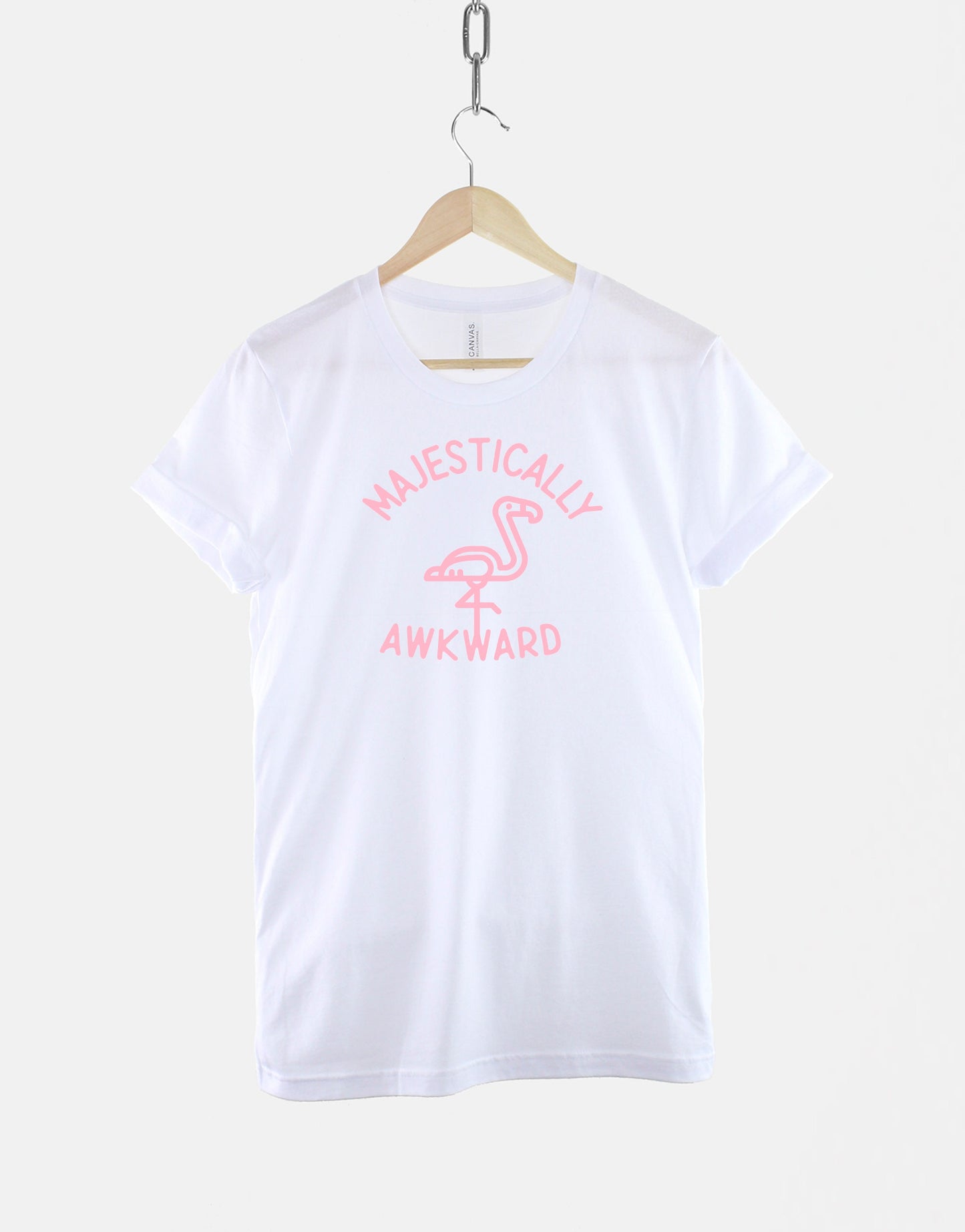 Flamingo T-Shirt - Majestically Awkward Shirt - Pink Flamingo T-Shirt - Socially Awkward T-Shirt