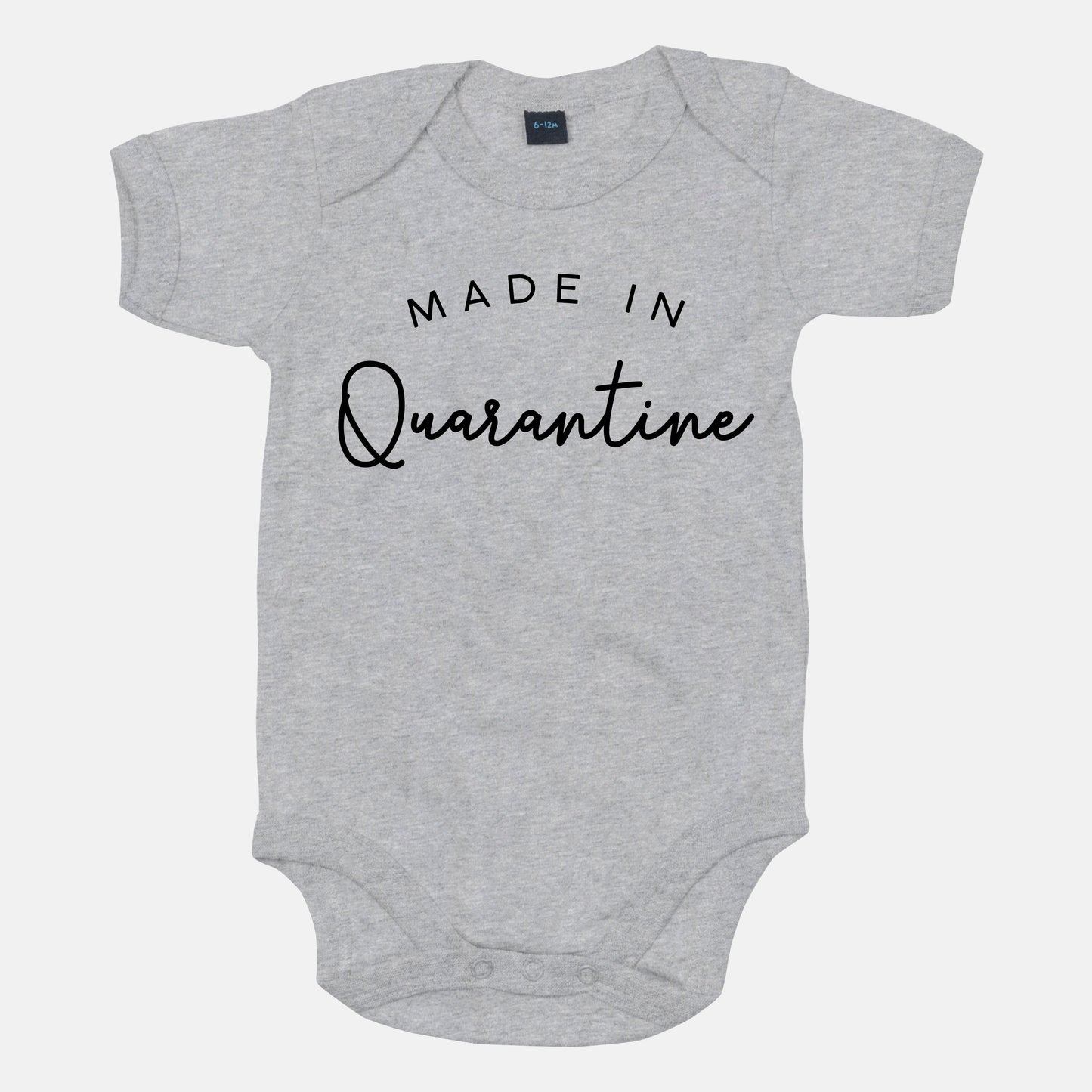 Made In Quarantine Pregnancy Announcement Onesie Baby Grow - Baby Reveal One Piece Bodysuit