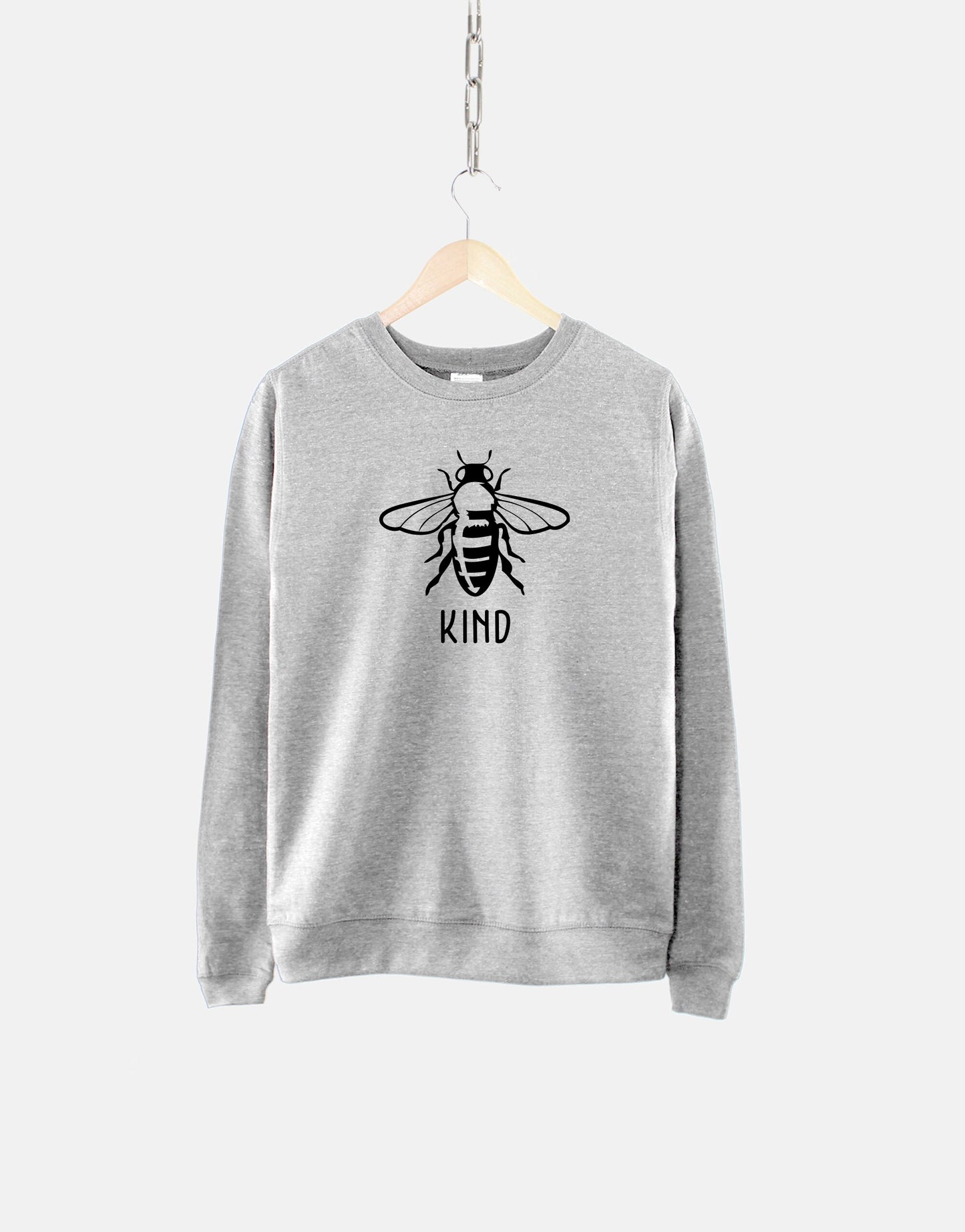 Bee Kind Sweatshirt - Bumble Bee Positive Shirt - Bee Keeper Nature Wildlife Outdoors Environment Campfire Sweater