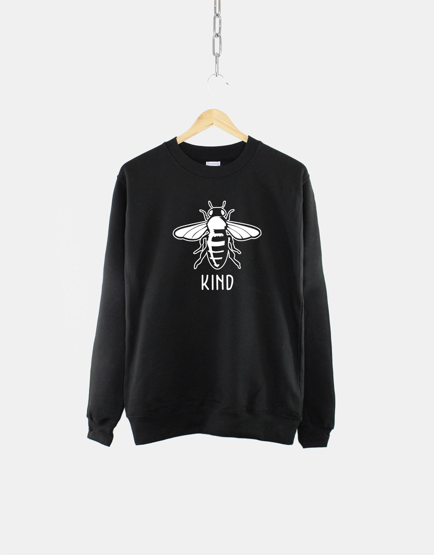 Bee Kind Sweatshirt - Bumble Bee Positive Shirt - Bee Keeper Nature Wildlife Outdoors Environment Campfire Sweater