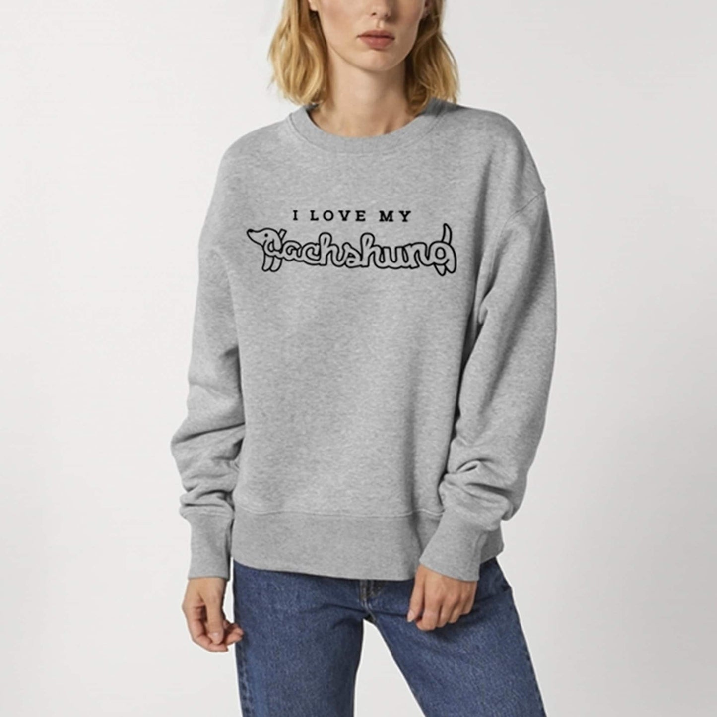 Dachshund Sausage Dog Owner Sweatshirt - I Love My Dachshund Sweatshirt - Dachshund Owner Jumper