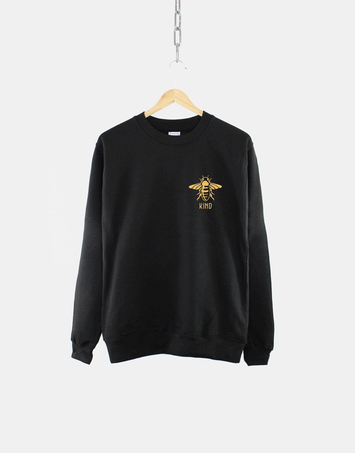 Bee Kind Sweatshirt - Honey Bee Sweatshirt - Save The Bees Pocket Print Sweater - Bee Keeper Gift