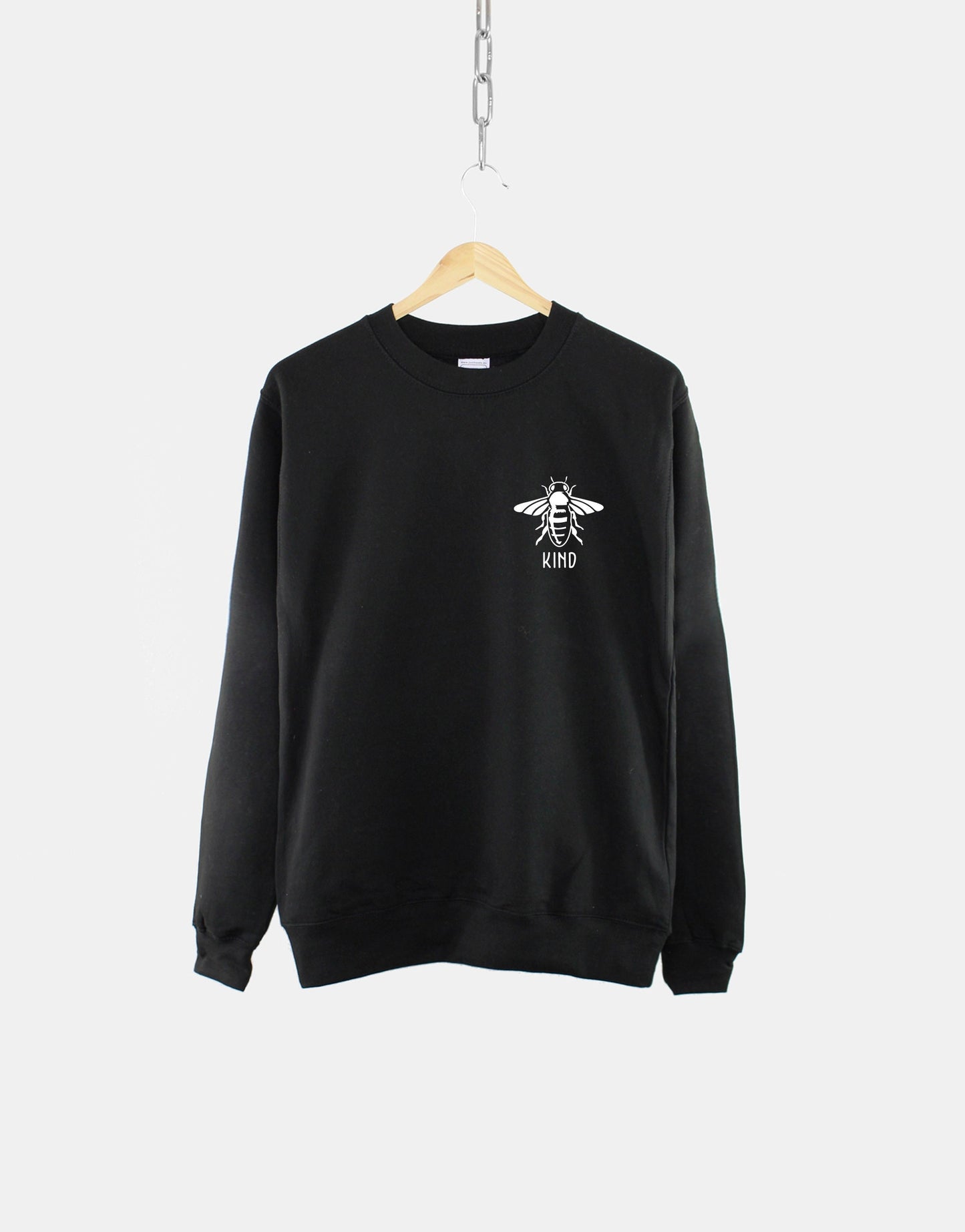 Bee Kind Sweatshirt - Honey Bee Sweatshirt - Save The Bees Pocket Print Sweater - Bee Keeper Gift