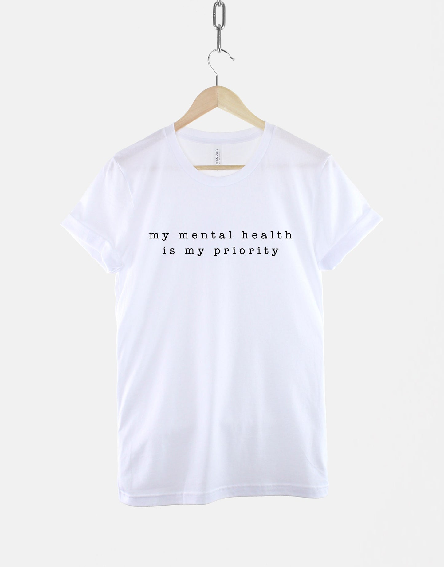 Mental Health T-Shirt - Positive Mind TShirt - My Mental Health Is My Priority Shirt - Positivity Print T Shirt