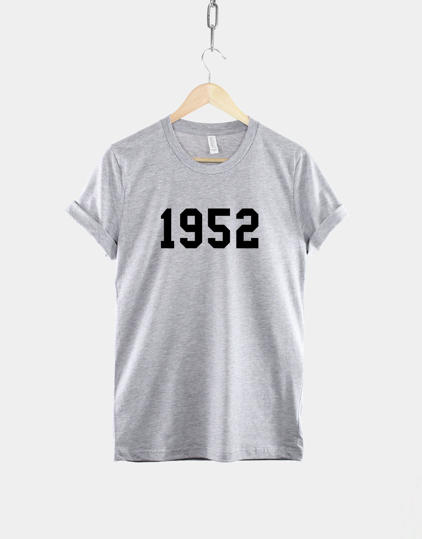 1952 70th Birthday Shirt - Made In Year Numbers T-Shirt