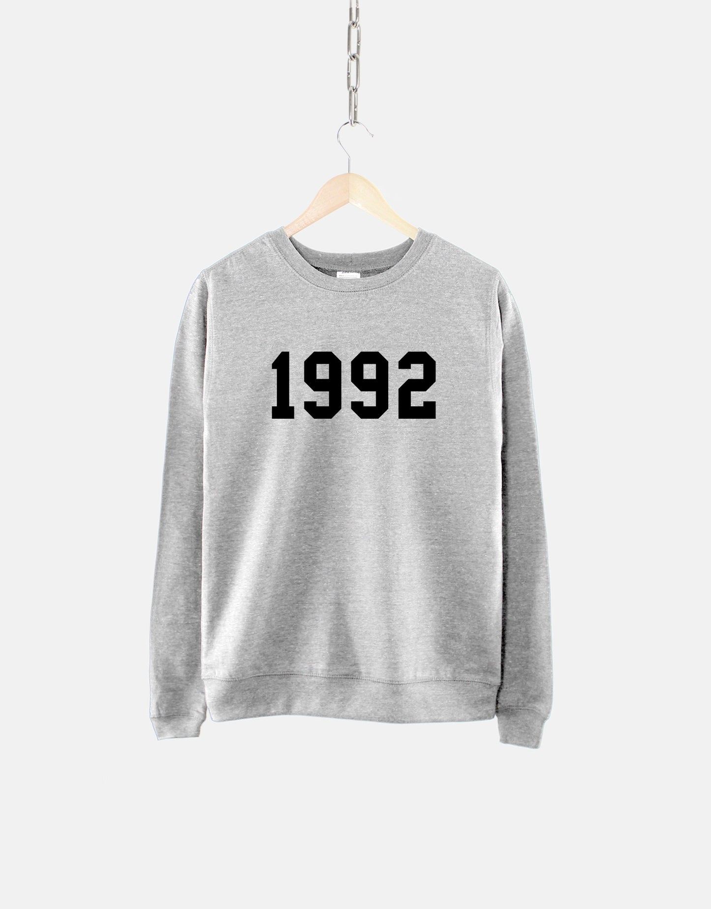 1992 30th Birthday Sweatshirt - Made In Year Numbers Sweater