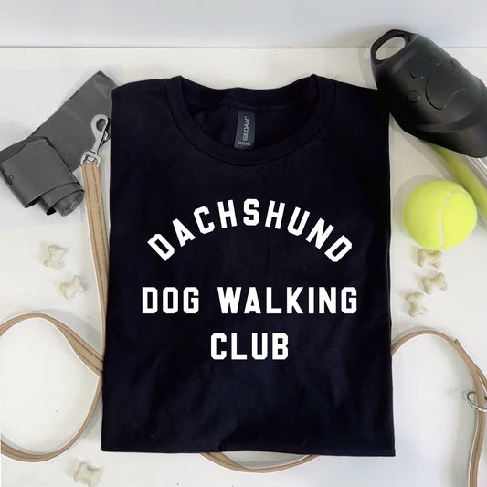 Dachshund T-Shirt - Sausage Dog Walking Shirt - Personalised Dog Shirt - Sausage Dog Owner Shirt - Dachshund Mama Shirt - Sausage Dog Shirt