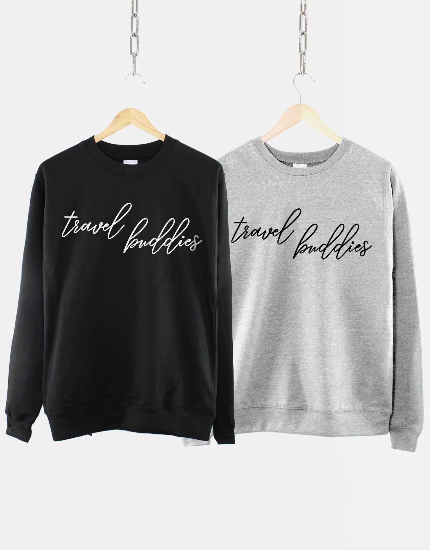 Travel Buddies Sweatshirt - Best Friends Travel Gift - Wanderlust World Travel Adventure Jumper