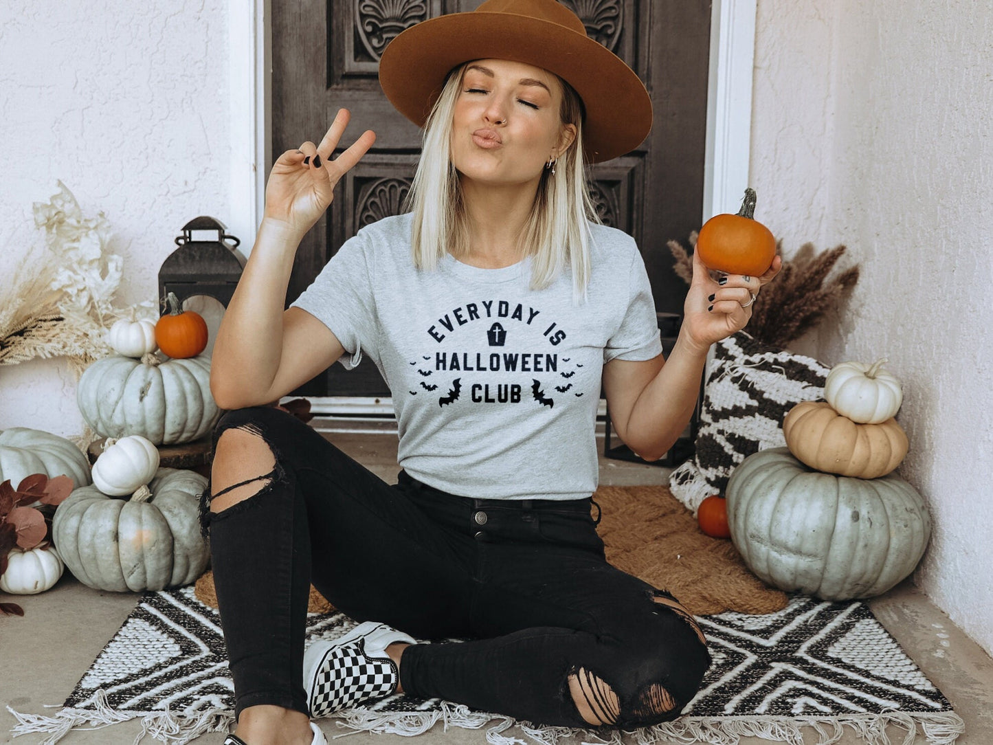 Halloween T-Shirt - Unisex Halloween T-Shirt - Womens Halloween Tee - Halloween Party T-Shirt - Everyday Is Halloween Shirt