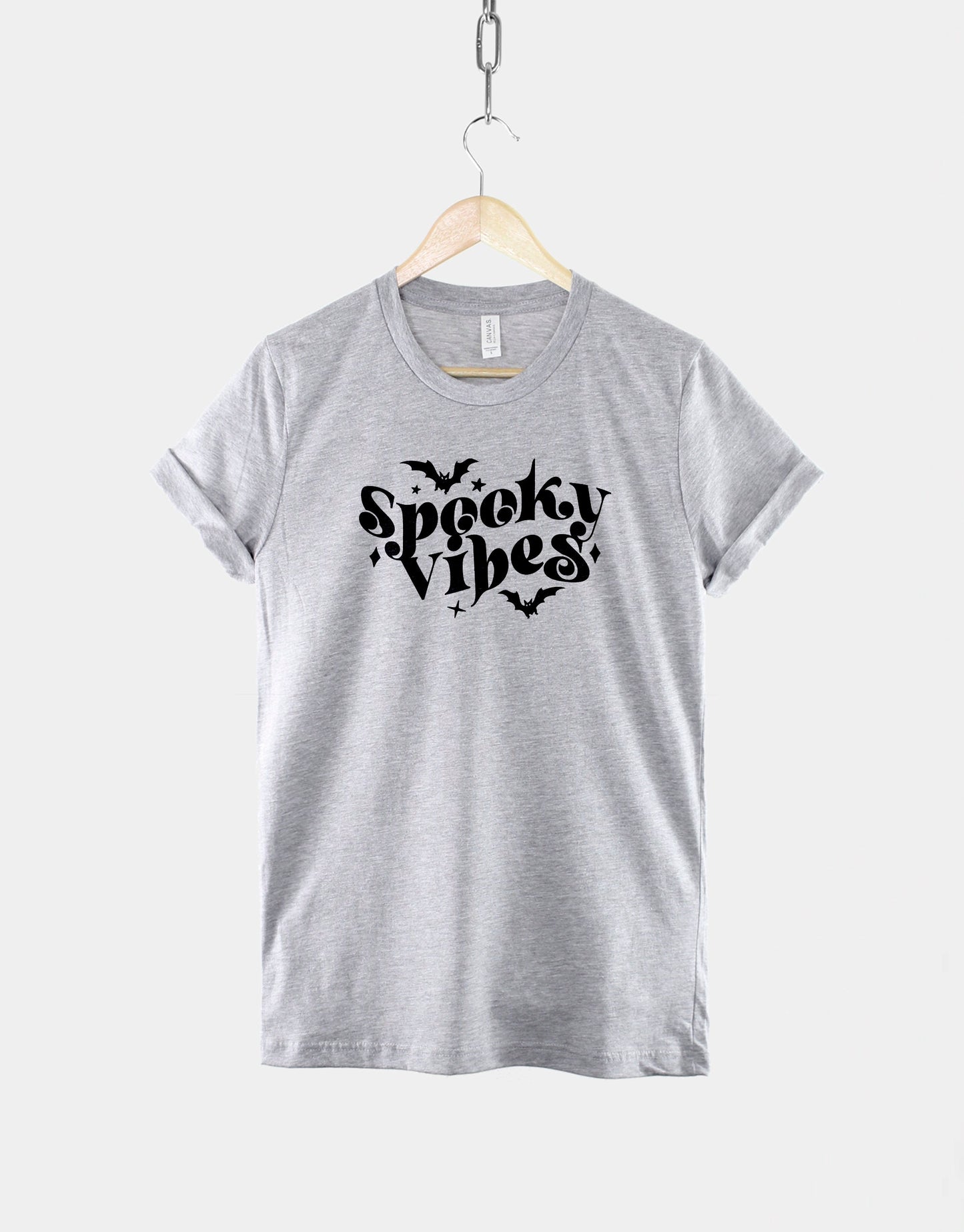 Retro Halloween Shirt - Halloween Retro T-Shirt - Retro Print Shirt - Spooky Vibes T-Shirt - Retro Halloween Print - Retro Halloween T-Shirt