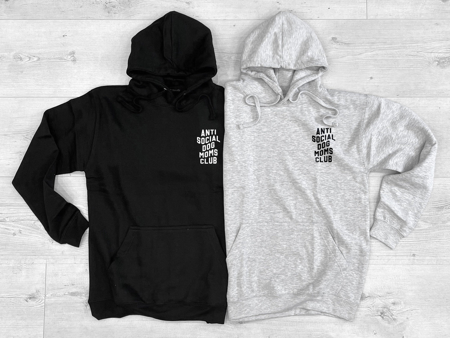 Anti Social Dog Mom Club Hoodie - Personalised Dog Hoodie - Personalisable Dog Mom Hoodie - Custom Dog Mama Hoodie