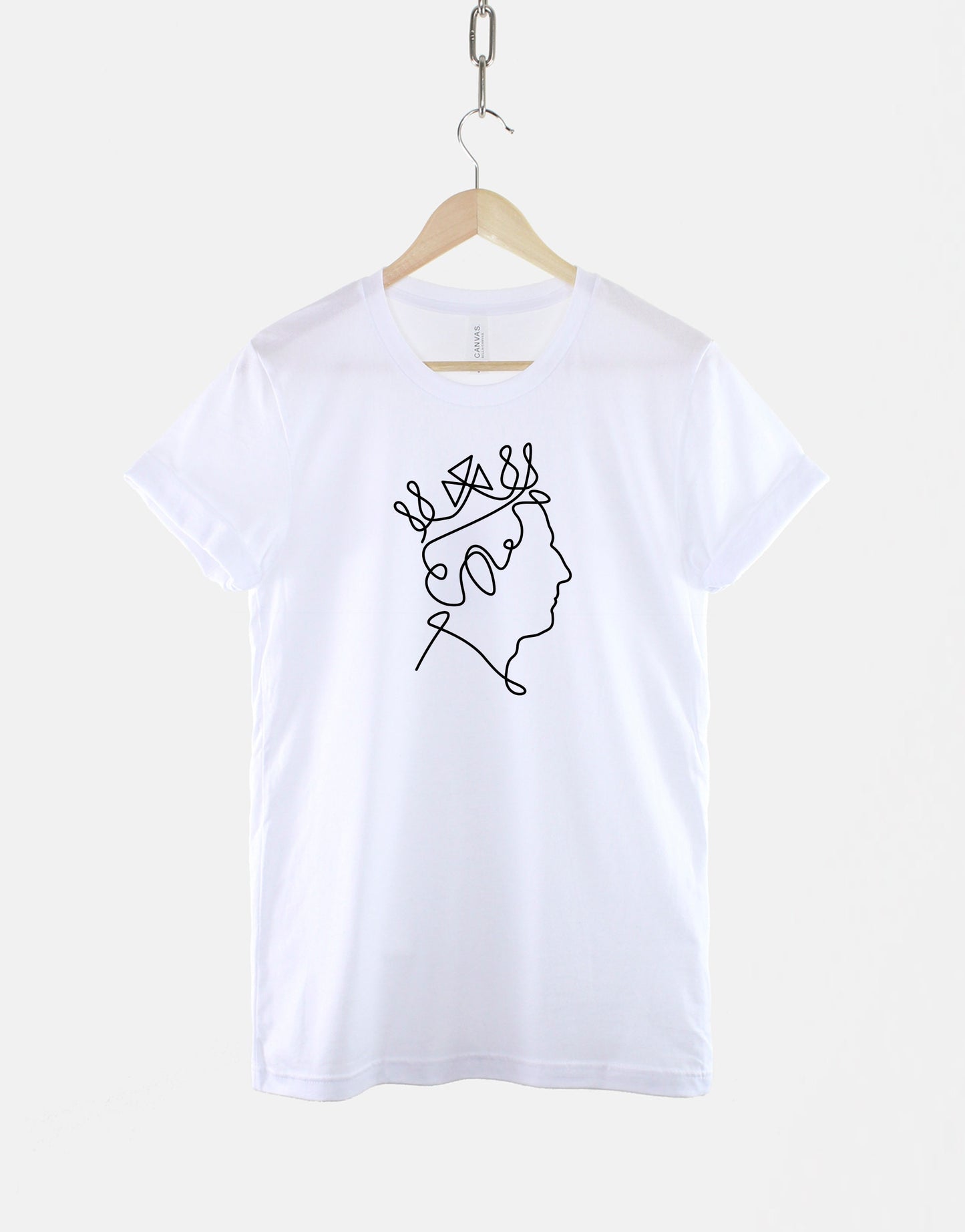 King Charles T-Shirt - King Charles III Print TShirt - King Of England Shirt - Minimal King Charles III T-Shirt