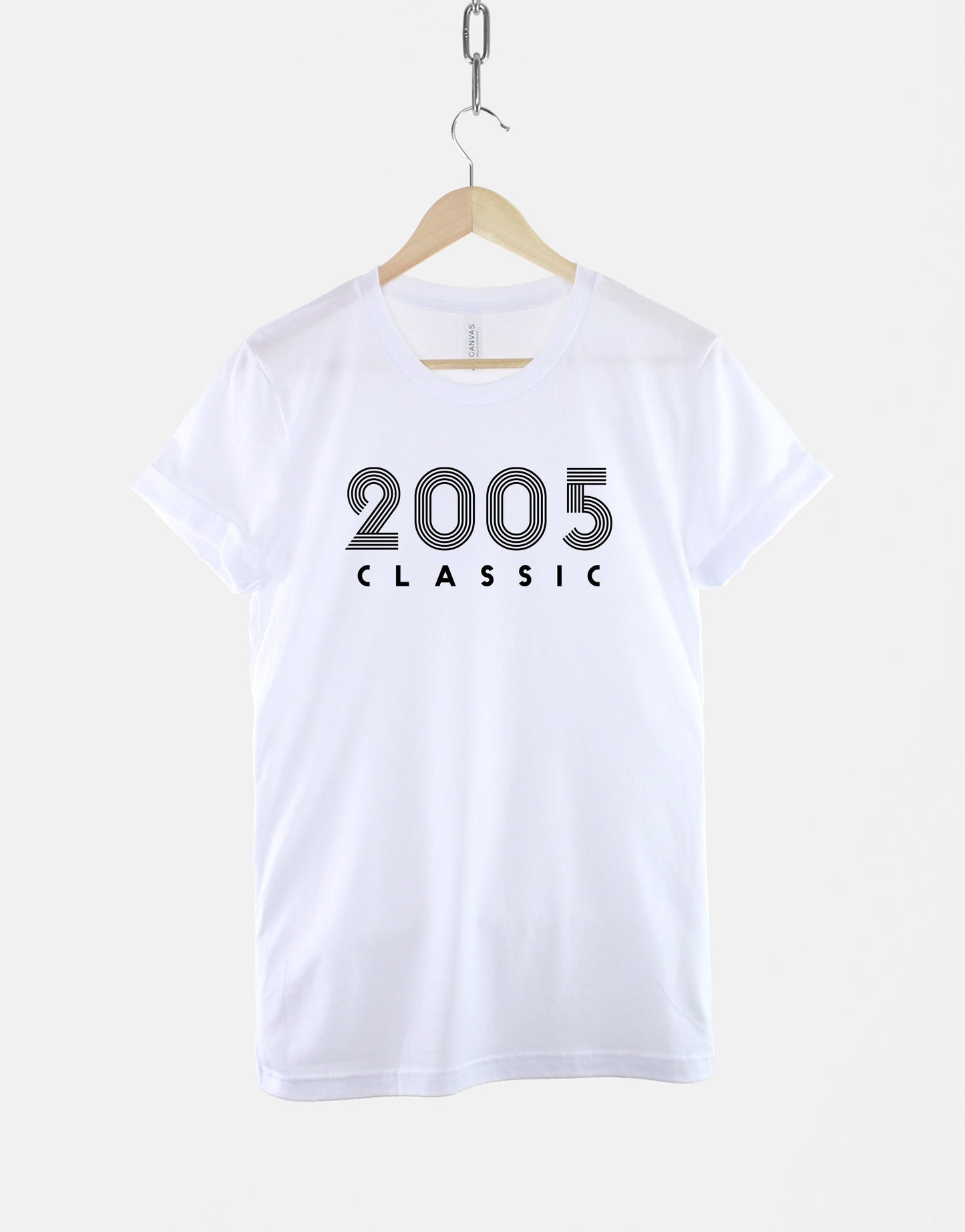 2005 Classic Retro 18th Birthday Shirt - Mens Birth Year Numbers T-Shirt