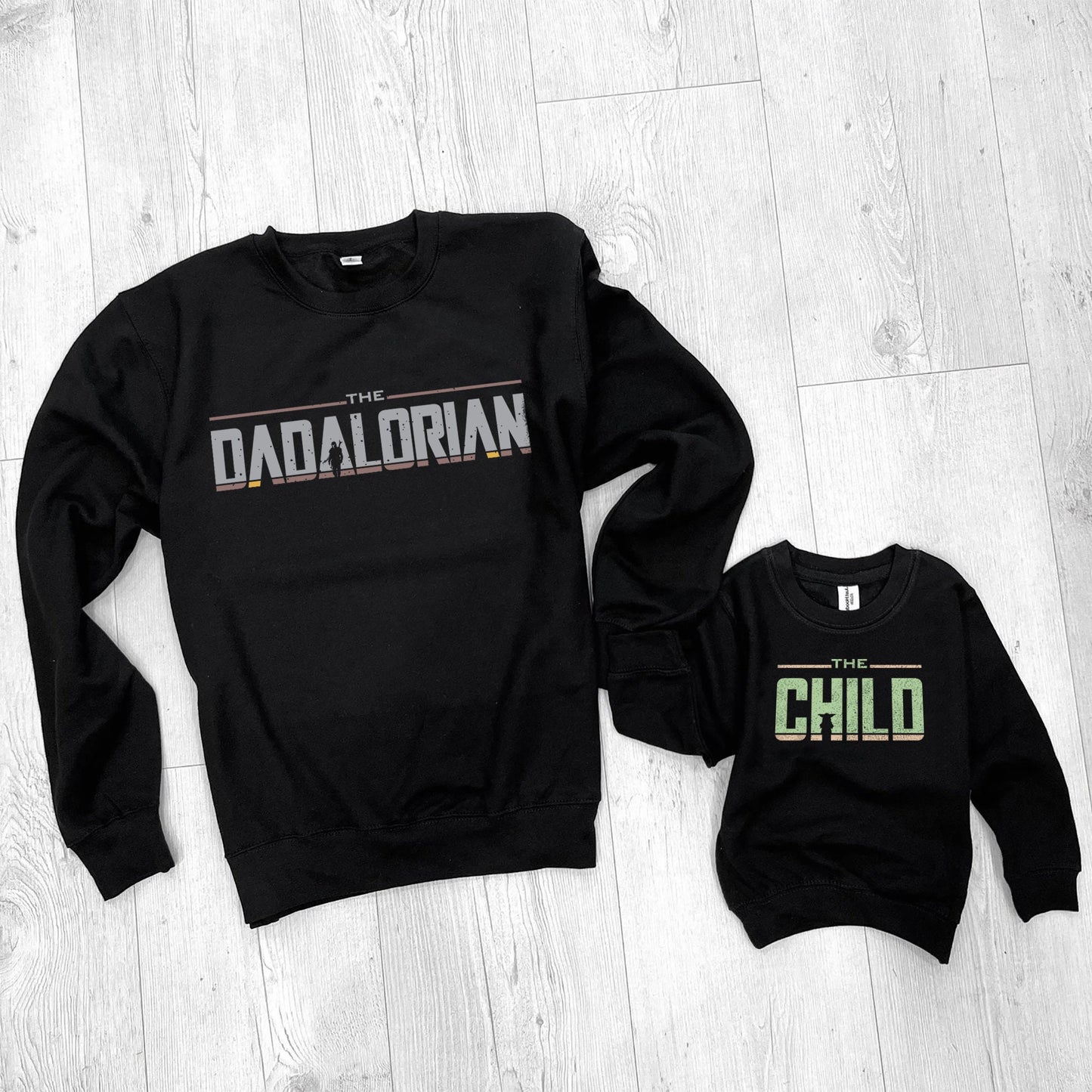 The Dadalorian Sweatshirt - The Mamalorian Sweater - Father Son Mother Daughter Matching Sweatshirts