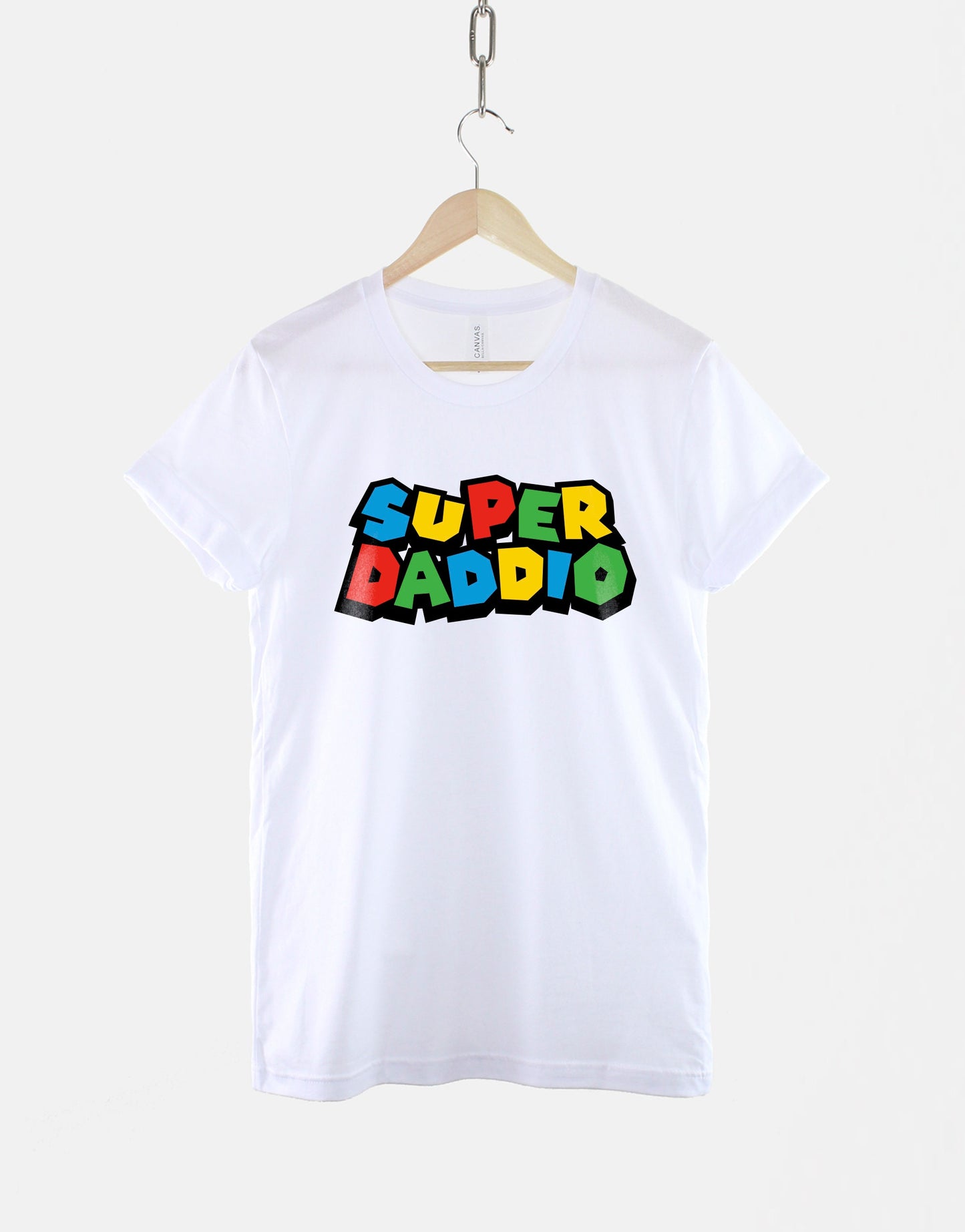 Super Daddio Shirt - Super Dadio T-Shirt - Gamer Dad Shirt - Super Daddy Shirt - Gamer Daddy Father's Day Shirt - Super Dad Shirt