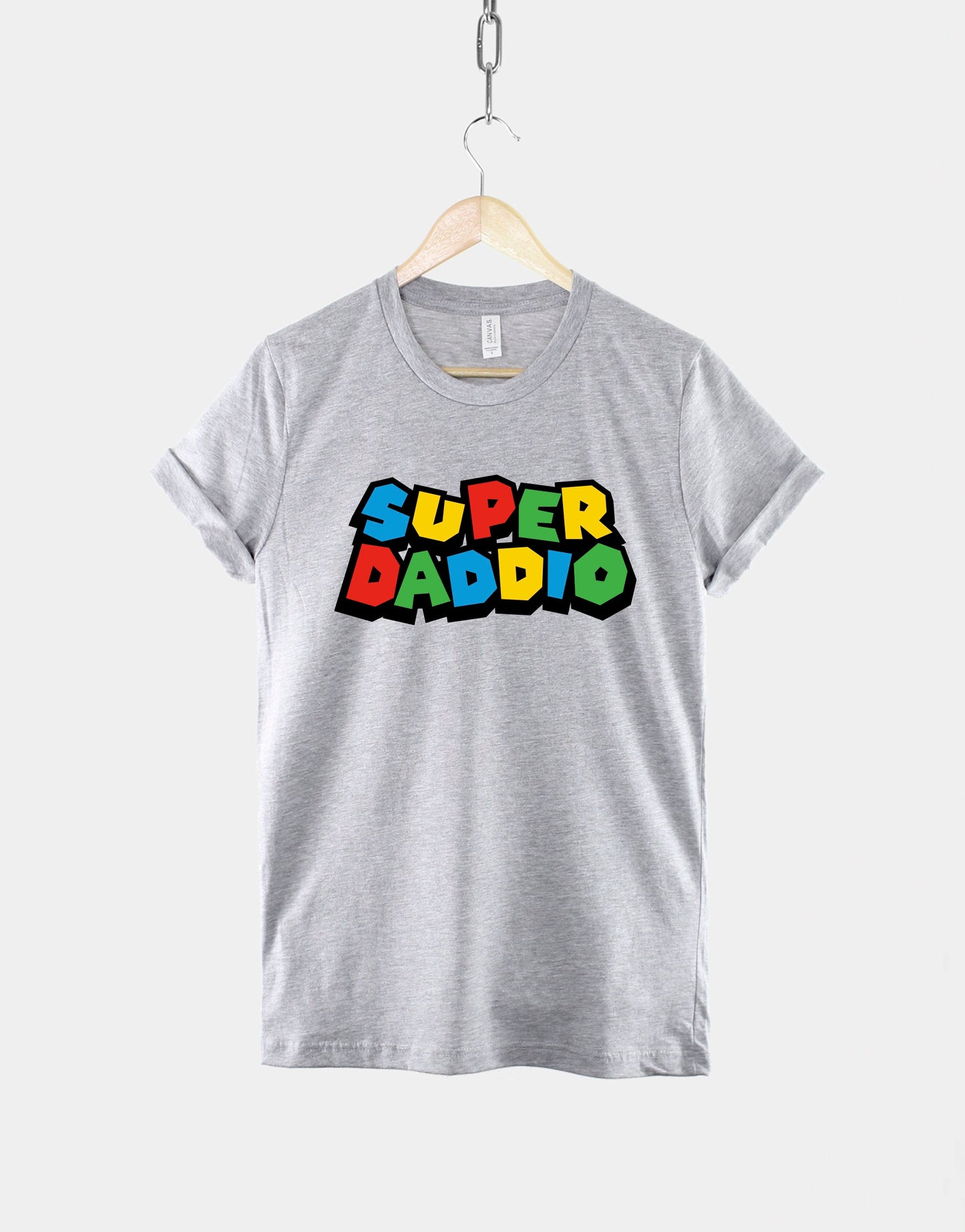Super Daddio Shirt - Super Dadio T-Shirt - Gamer Dad Shirt - Super Daddy Shirt - Gamer Daddy Father's Day Shirt - Super Dad Shirt