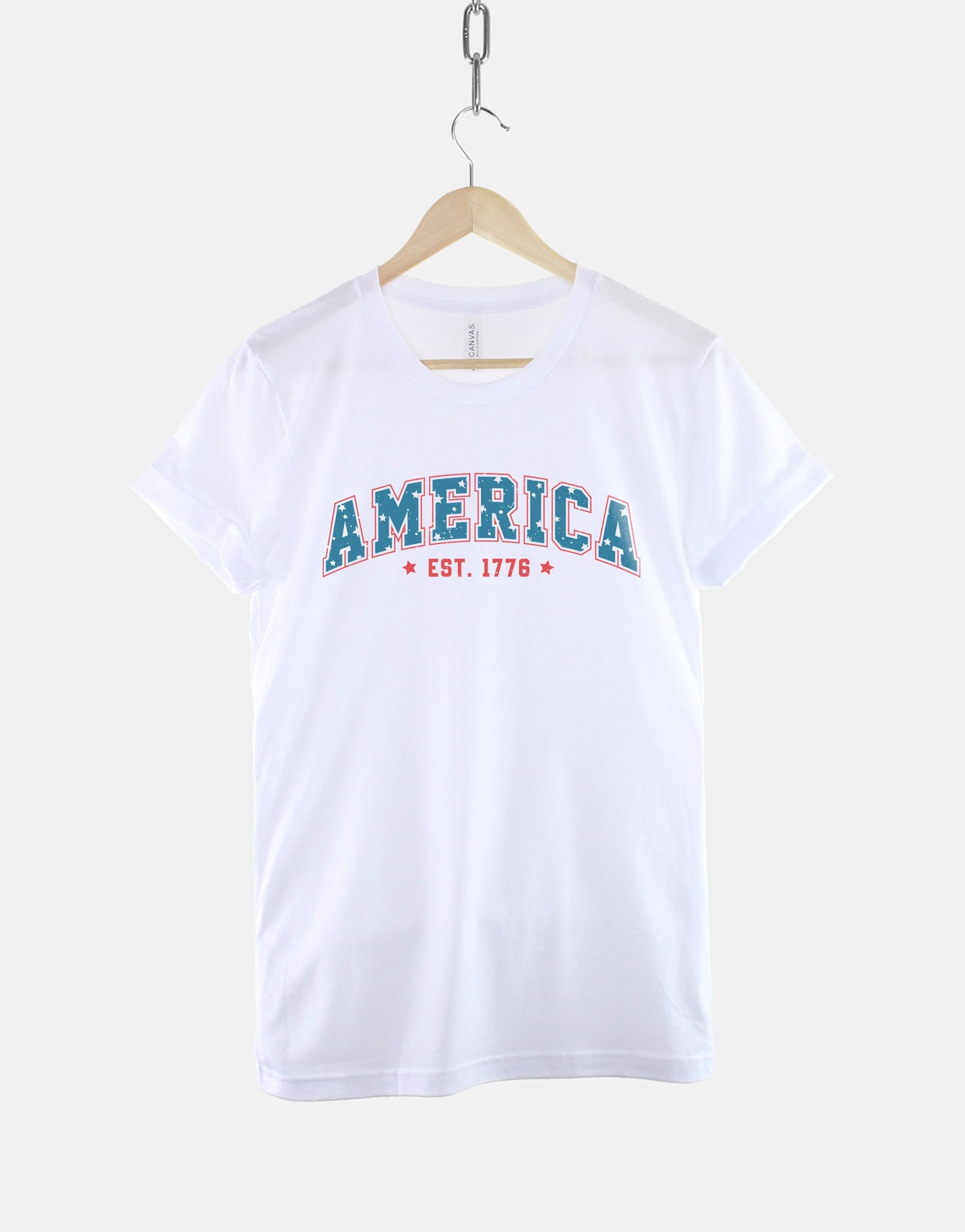 Patriotic America Shirt - 4th Of July T-Shirt - Distressed American Shirt - American Stars And Stripes Shirt - Fourth of July TShirt
