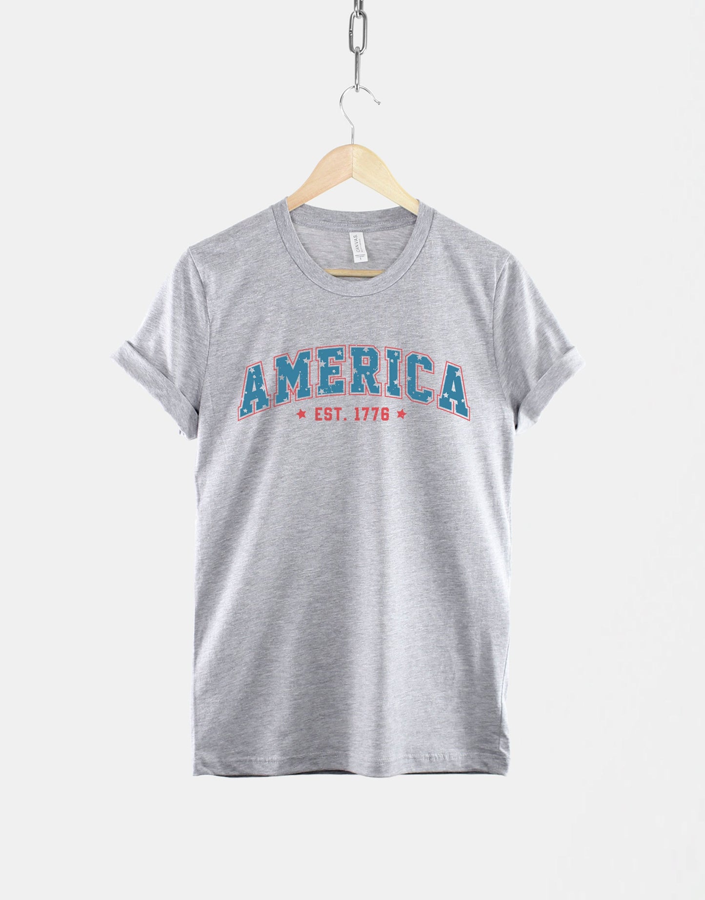 Patriotic America Shirt - 4th Of July T-Shirt - Distressed American Shirt - American Stars And Stripes Shirt - Fourth of July TShirt