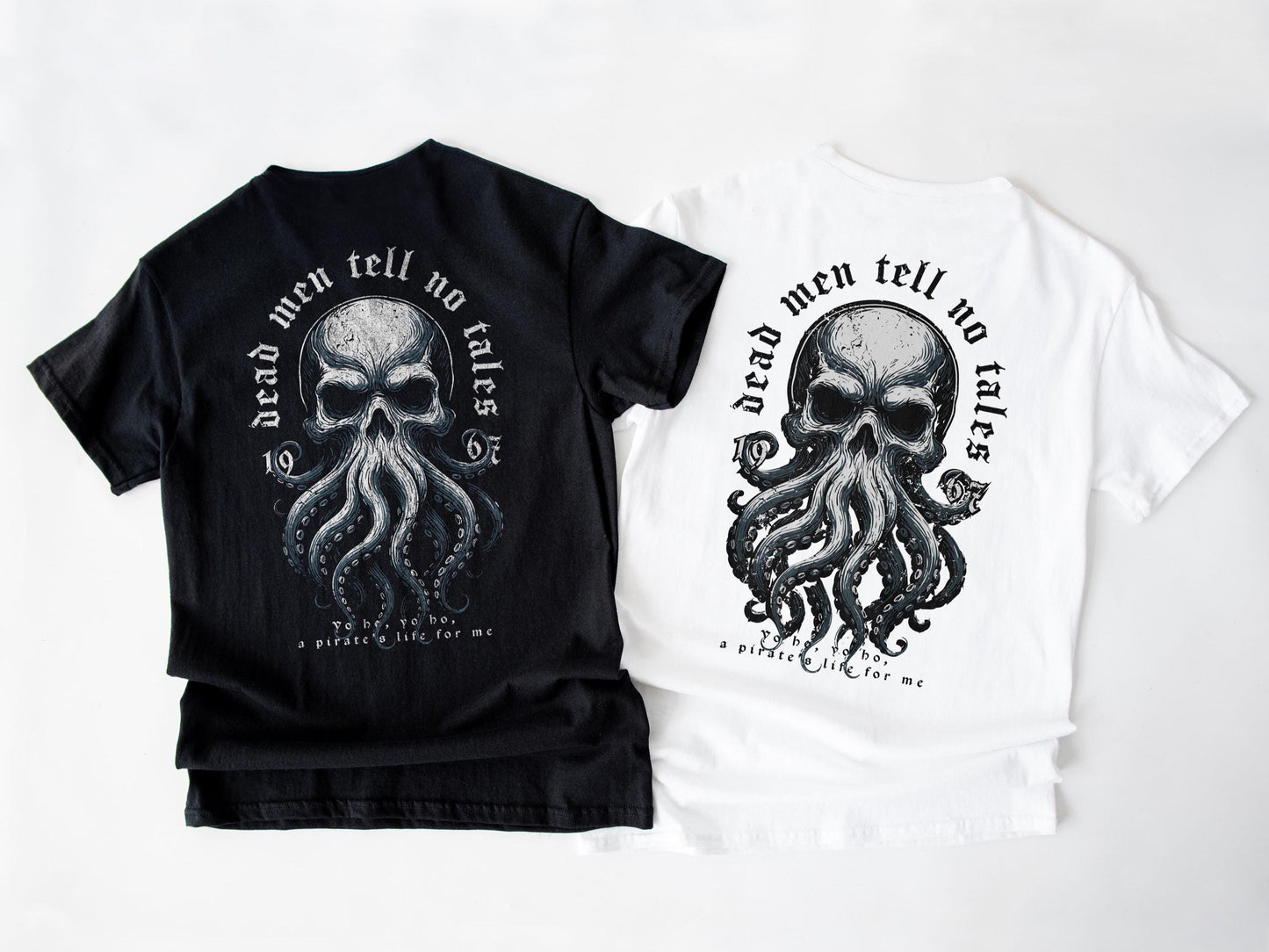 Dead Men Tell No Tales Shirt: Vintage Pirates Ride Skull Tee